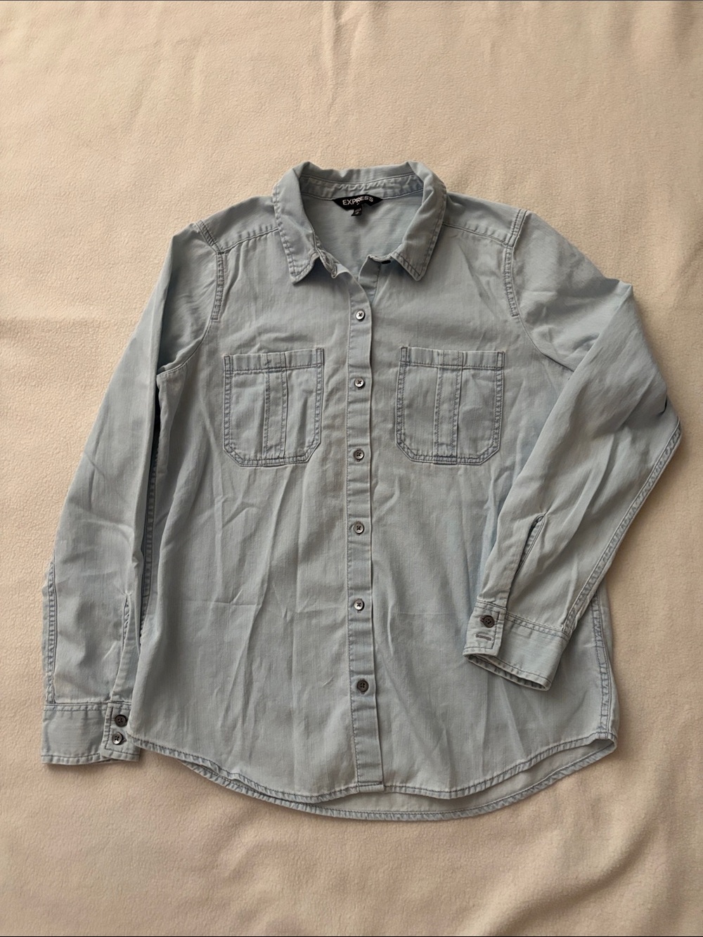 Denim Long Sleeve Shirt